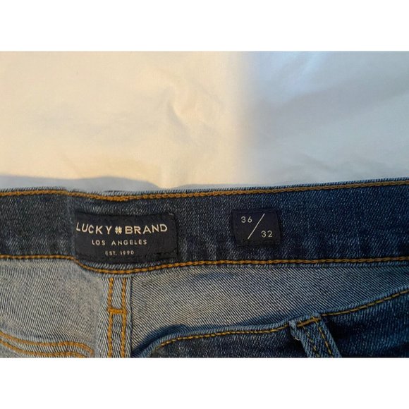 Lucky Brand Los Angeles California 336 Vintage Straight Men's Barite Jeans 36/32 - Picture 4 of 6